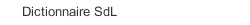 Dictionnaire SdL